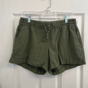 Linen Blend Shorts
